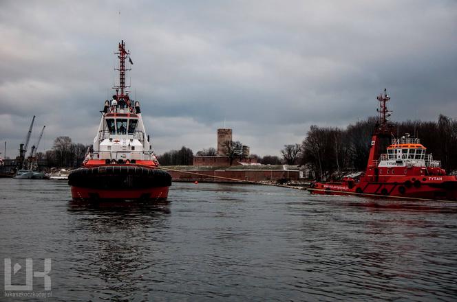 Do Stoczni Remontowej w Gdańsku wpłynęła dzisiaj gigantyczna Safe Bristolia.