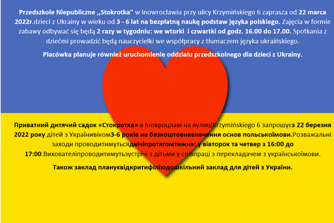 Przedszkolaki mogą nauczyć się języka polskiego