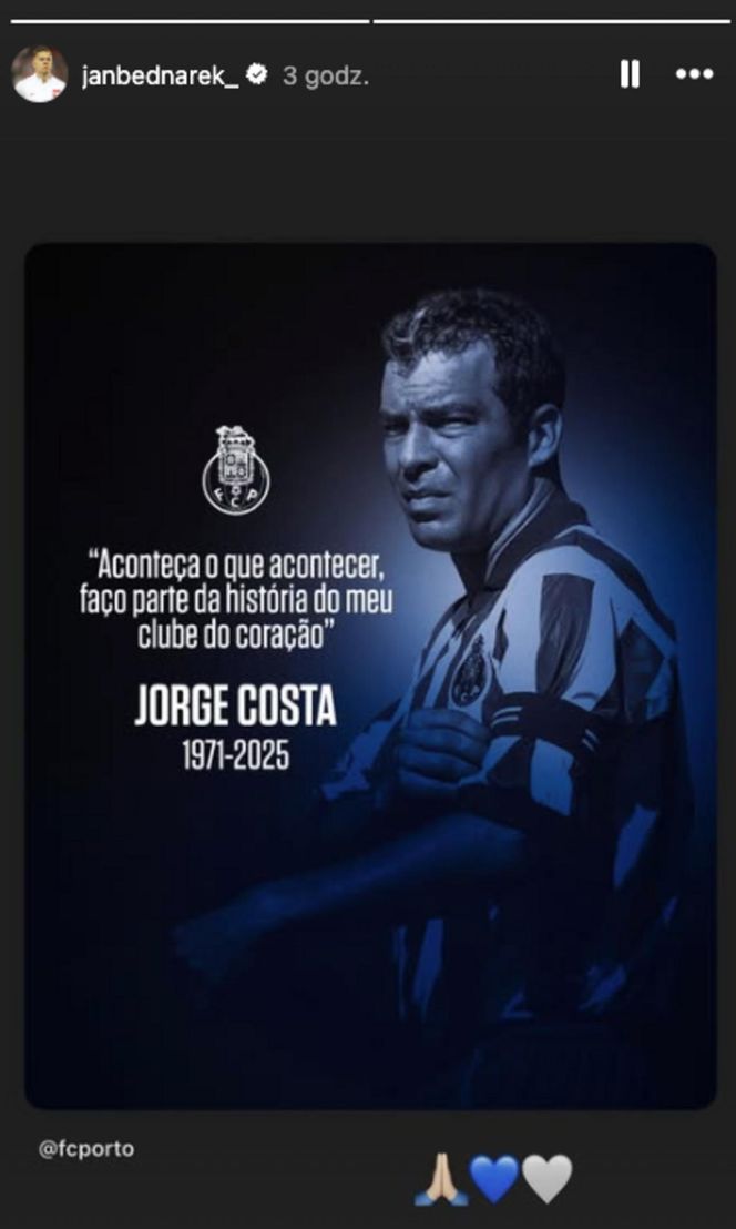 Jan Bednarek żegna Jorge Coste