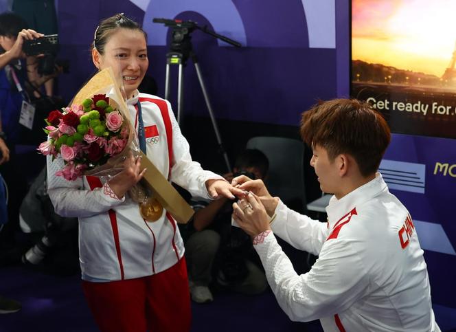   Oświadczyny na Igrzyskach Olimpijskich. Złota medalistka odpowiedziała "TAK". Zobacz nagranie!