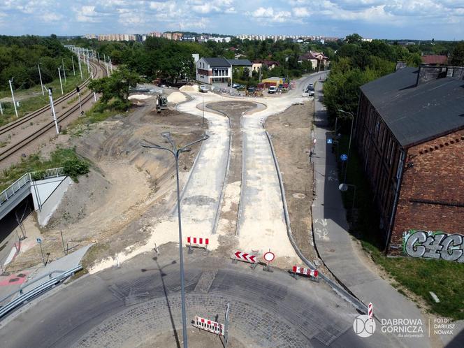 Nowy łącznik w Dąbrowie Górniczej ma usprawnić poruszanie się po mieście. Na jakim etapie są prace?