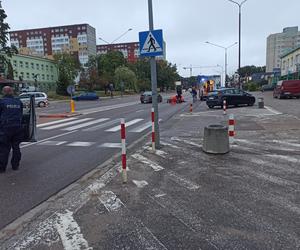 Fatalne potrącenie na przejściu dla pieszych przy ul. Wyszyńskiego. Kobieta trafił do szpitala [ZDJĘCIA]