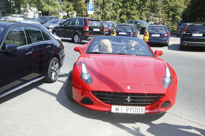 Magda Gessler w Ferrari