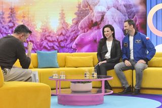 Aleksandra Uznańska-Wiśniewska i Sławosz Uznański-Wiśniewski 