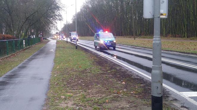Ewakuacja w Policach