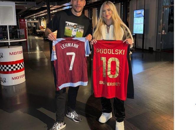 Lukas Podolski, Alisha Lehmann