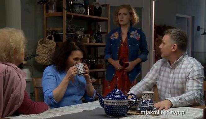 M jak miłość odc. 1538. Natalka (Marcjanna Lelek), Barbara (Teresa Lipowska), Marysia (Małgorzata Pieńkowska), Artur Rogowski (Robert Moskwa)
