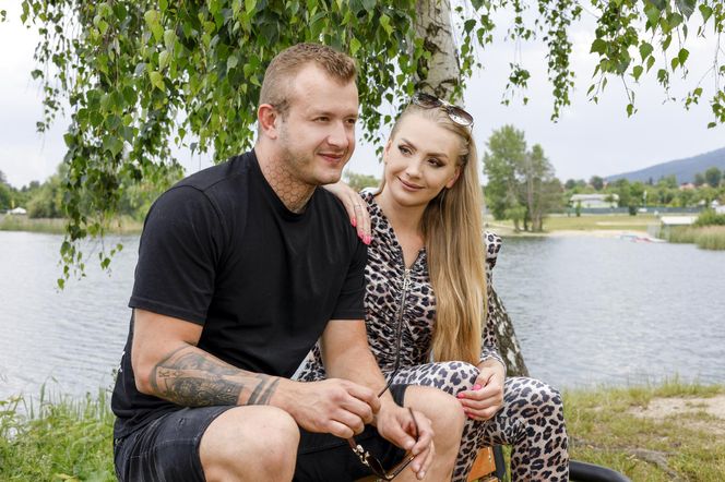 Dawid Narożny z żoną Joanną