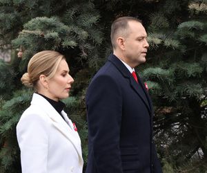 Marta Nawrocka w czasie obchodów Narodowego Święta Niepodległości