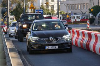 Tak wyglądają utrudnienia na moście Bernardyńskim. Kierowcy autobusów nie mają łatwego życia