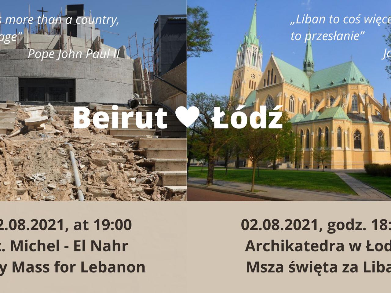 Solidarni z Bejrutem: zbiórka i informacja