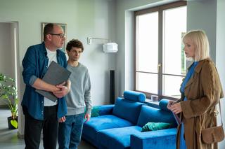 Barwy szczęścia odc. 2964: Witek (Witold Sosulski), Olga (Dorota Łukasiewicz-Kwietniewska), Marek Złoty (Marcin Perchuć)