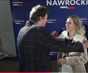 Daniel Nawrocki z dziewczyną Magdą