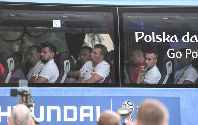 Tak wyglądali Polacy po powrocie do bazy w Soczi po klęsce z Kolumbią