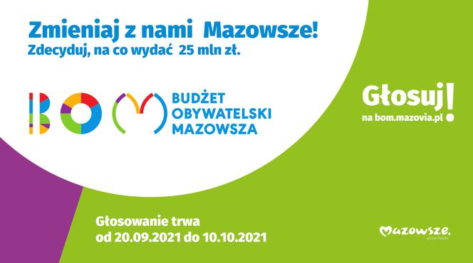 Głosowanie na Budżet Obywatelski Mazowsza - 25 milionów na realizację projektów!