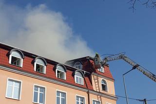 Pali się budynek Panoramy Leszczyńskiej w Lesznie