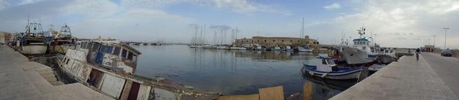 Trapani - panorama portu