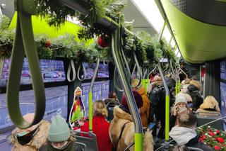 Świąteczny tramwaj wyjechał na olsztyńskie trasy