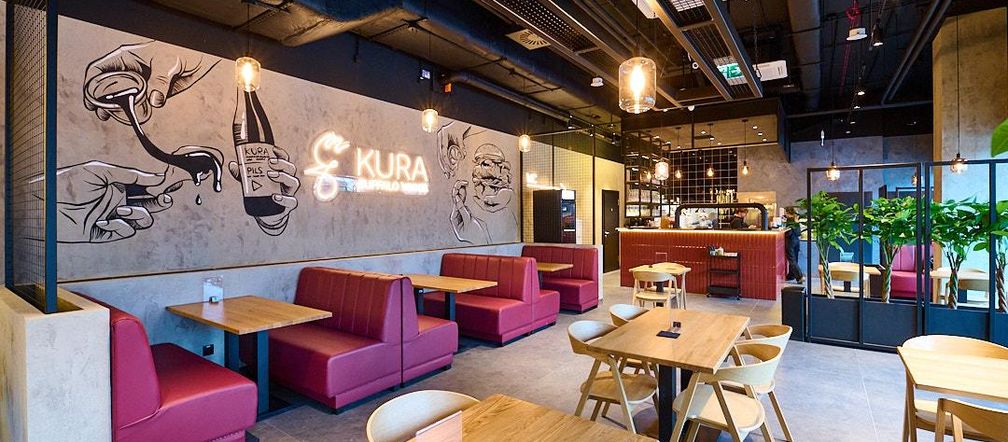 Restauracja Kura w LIXA City Gardens w Warszawie