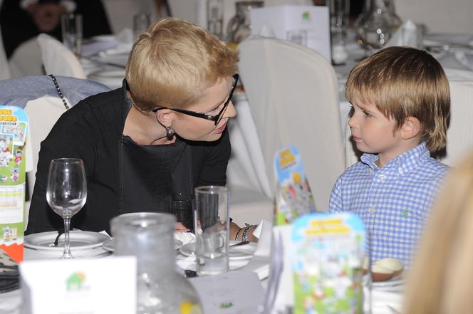 Joanna Racewicz i syn