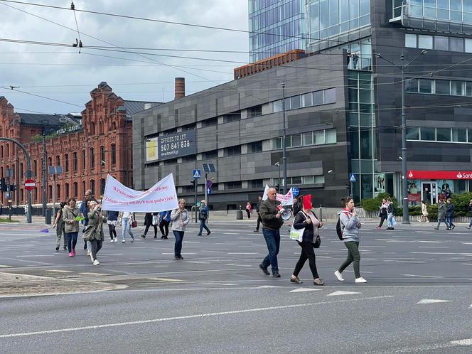 Strajk MOPS Łódź 21 czerwca