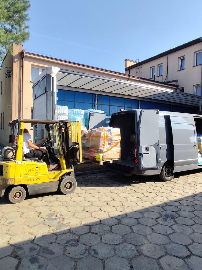 Pierwszy transport darów dla powodzian od Caritas Diecezji Siedleckiej trafił do Nysy i Kłodzka