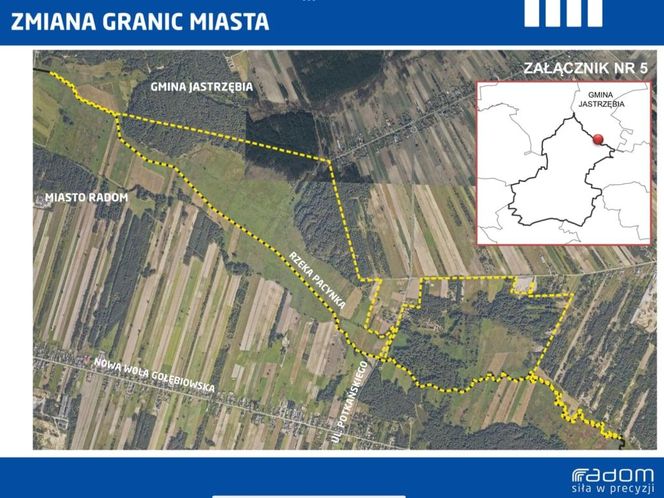 Radom zyska ponad 300 hektarów terenów - Powiększą się granice miasta