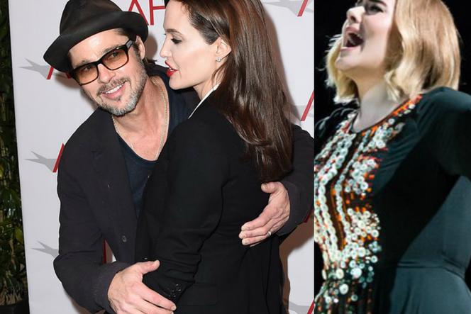 Angelina Jolie i Brad Pitt/ Adele