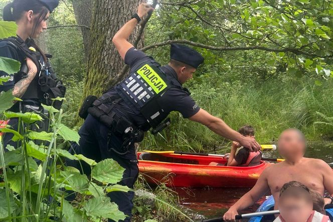 Kontrola trzeźwości wśród kajakarzy. Działała policja ze Świecia
