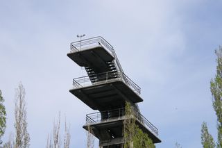 Warszawska skocznia w czasie rozbiorki 