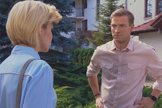 Barwy szczęścia odc. 1980. Bożena (Marieta Żukowska), Łukasz Sadowski (Michał Rolnicki)