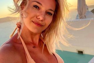 Joanna Kuberska (Julka z M jak miłość) na wakacjach na Santorini odsłoniła biust
