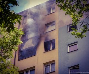 Tragiczny pożar w Tychach. Kobieta zginęła, jej syn jest poparzony