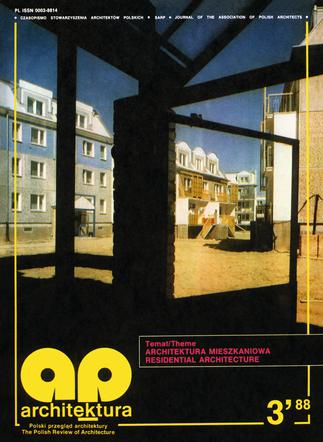Z archiwum „Architektury” 3/1988