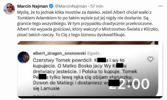 Najman, Sosnowski, Adamek
