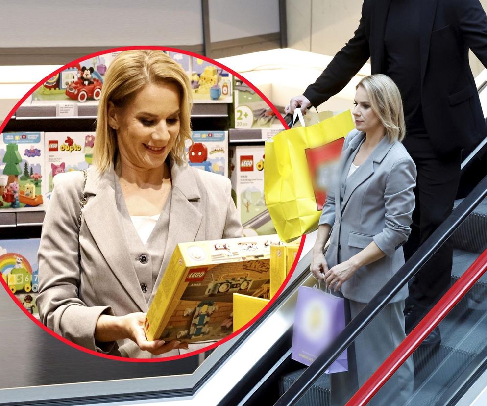 Marta Nawrocka kupuje prezenty na Dzień Dziecka