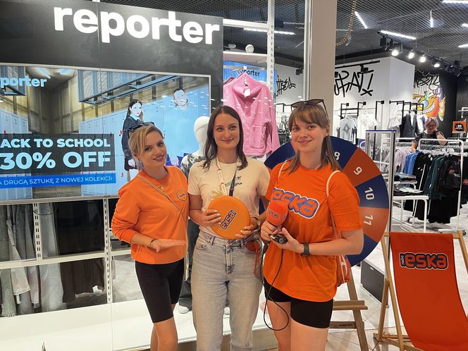 Patrol Eska Summer City odwiedził sklep Reporter