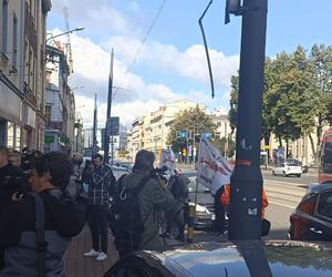 Protest górników w Katowicach w sprawie taniego węgla