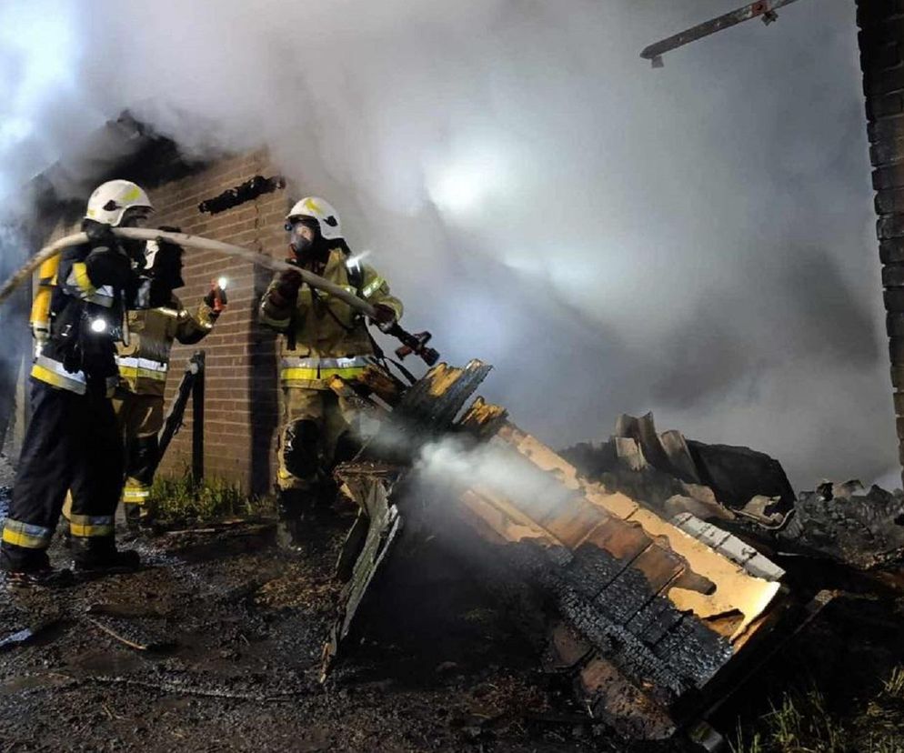 Tragiczny pożar pod Waśniowem. Zginęła 70-letnia kobieta