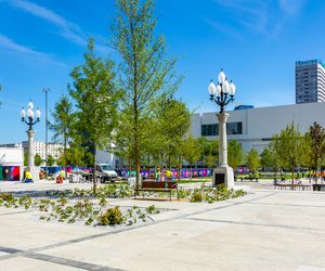 Plac Centralny Warszawa, sierpień 2025