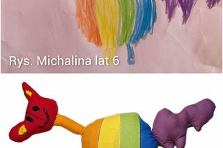 Maskotki inspirowane dziecięcymi rysunkami