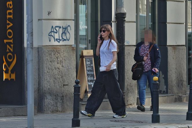 Agnieszka Dygant sobie dogadza