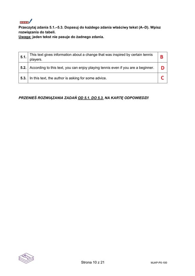 Matura 2025: angielski 7.05.2025. ODPOWIEDZI z angielskiego. Zobacz rozwiązane zadania [Formuła 2023]