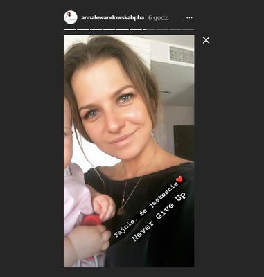 Anna Lewandowska dziękuje za wsparcie na Instagramie