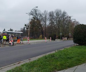 ulica Akademicka w remoncie