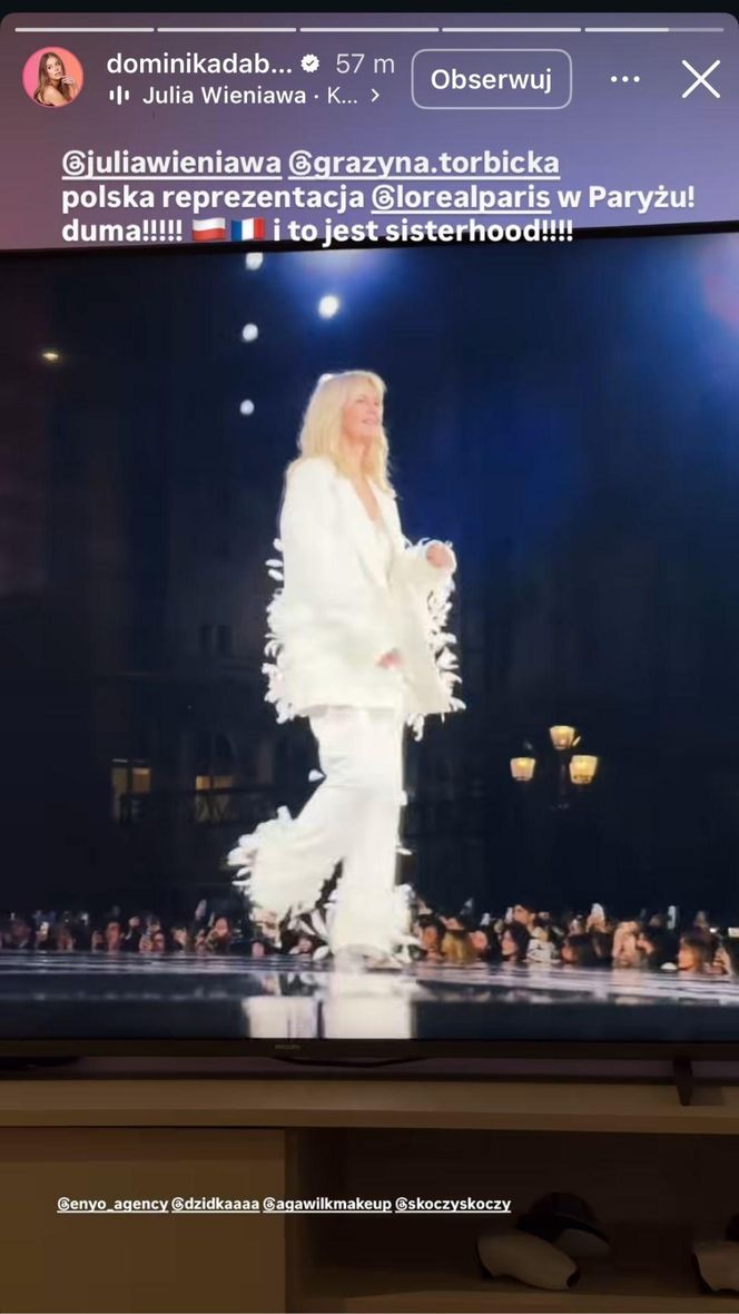 Julia Wieniawa i Grażyna Torbicka podbijają Paryż