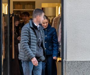 Pierwsza dama w eleganckim butiku