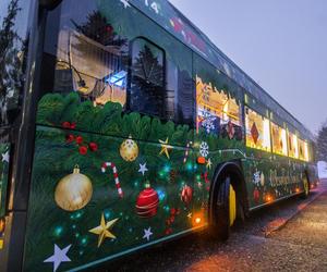 Świąteczny autobus w Bielsku-Białej