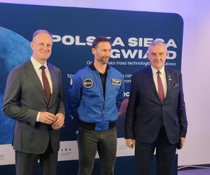 Sławosz Uznański-Wiśniewski odwiedził Politechnikę Łódzką