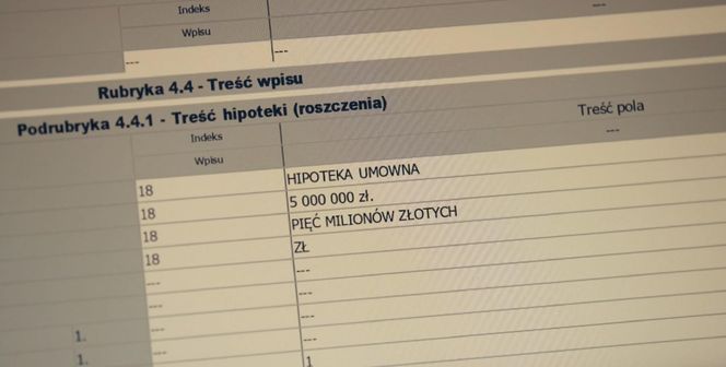 Barwy szczęścia odc. 3207. wpis księgi wieczystej stadniny Rawiczów